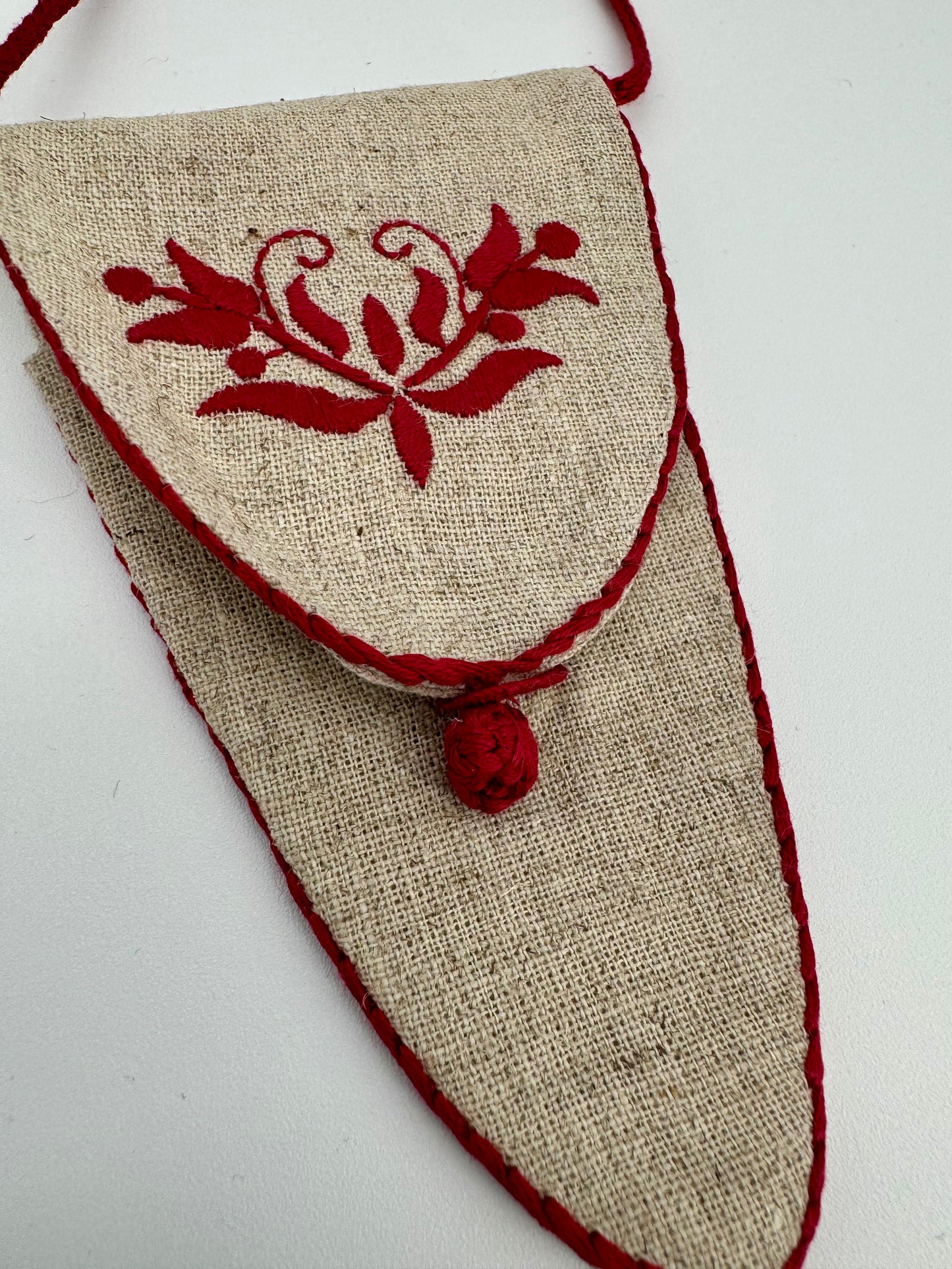 Hand Embroidered Scissor Case and Needle Book